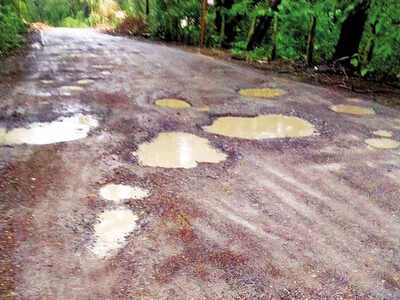 Rains destroy Aarey roads ‘repaired’ two months ago