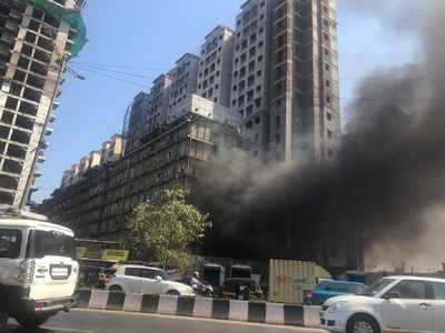 Fire breaks out near Ramabai Ambedkar Nagar colony