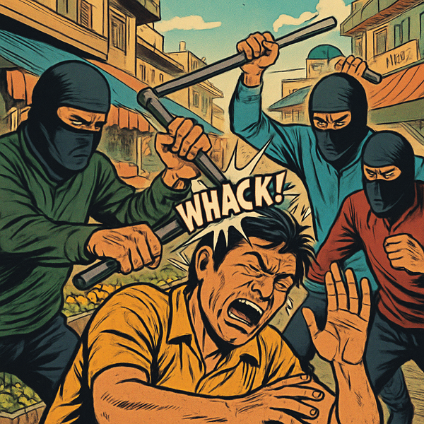 Masked men attack businessman in Indore market