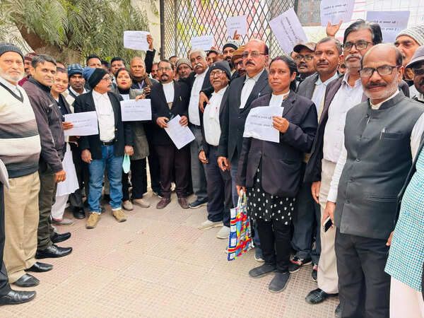 Nyaya Mitras hold protest, demand honorarium hike in Aurangabad