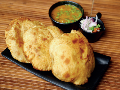 One of India’s favourite breakfast or snack, the poori sabzi is found in Bengaluru in its various avatars