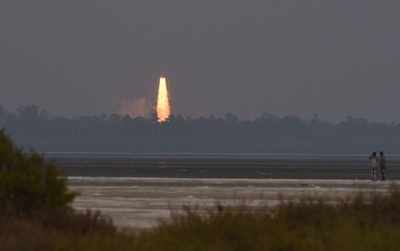 ISRO successfully launches the GSAT-29 satellite from Satish Dhawan Space Center in Sriharikota on Wednesday