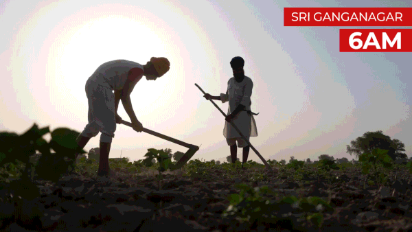We just spent a day in the hottest place in India. How people survive here
