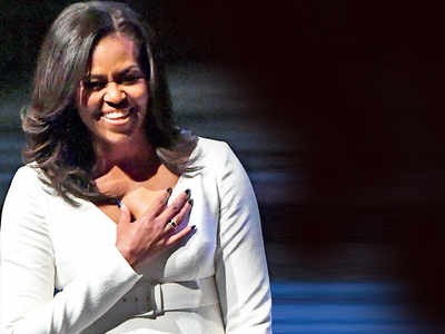 Michelle Obama uses cuss word in NY