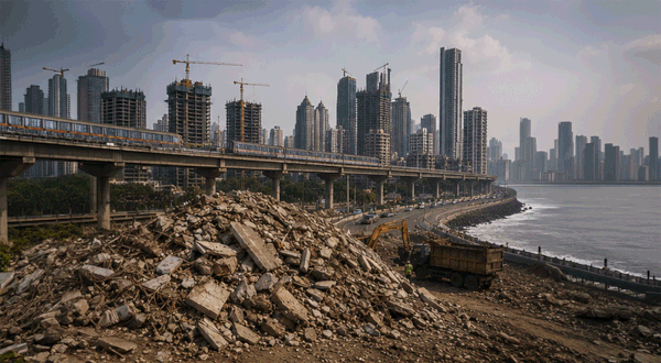 Malba-Hill: Mumbai is facing an 8,000-tonne/day debris problem