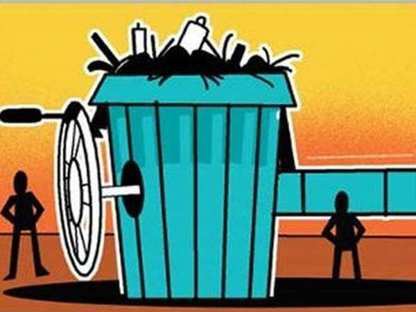 Students learn about safe waste disposal