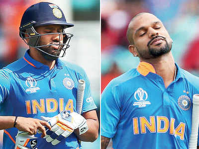 India not losing sleep over Rohit Sharma, Shikhar Dhawan's form given their impressive ICC record