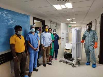 COVID-19: Hyderabad-based company develops UVC-based disinfectant trolley