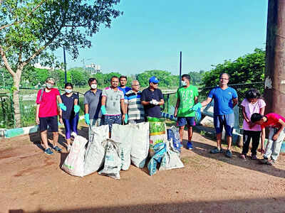 Kothanur Lake gets plogged