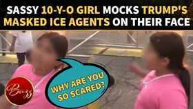 VIRAL: 10-Year-Old 'Diva' Confronts Trump's Masked ICE Agents; 'Why Are You Afraid?' 