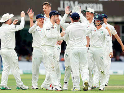 England present better batting display in second dig against Ireland