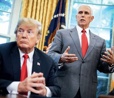 Pence denies discussing plan to remove prez Trump