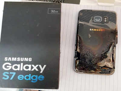 52-yr-old swears off cellphones after her Galaxy S7 explodes