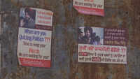 Posters stating ‘When are you quitting politics?’ seen against Navjot Sidhu in Mohali 