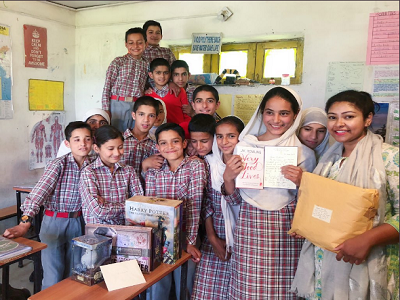 Harry Potter author JK Rowling brings a smile to Kashmiri school students' faces