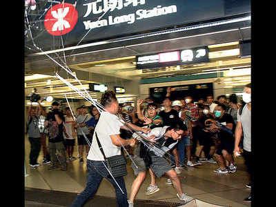 Anger soars over attack on Hong Kong protesters