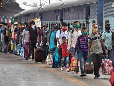 UP, Bihar trains packed with returning migrants