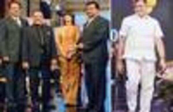 Chhagan Bhujbal walks the ramp