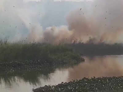 Now Varthur Lake catches on fire