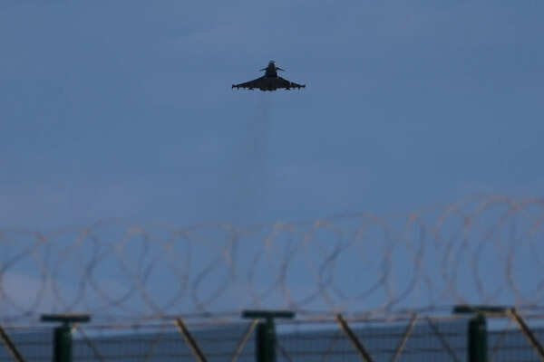 British fighters scr amble as drone crashes in Romania