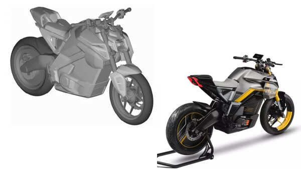 TVS’ first electric motorcycle design patented in India: What to expect