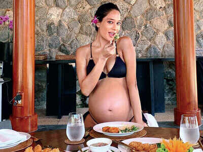 Lisa Haydon's a yummy mummy