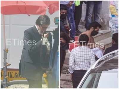 Exclusive Photos: Here's what happened when Varun Dhawan met Amitabh Bachchan on the sets of 'Mayday'