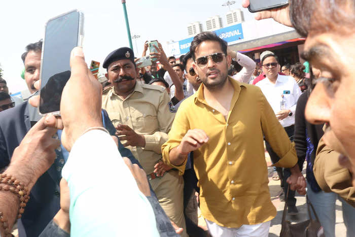 Akash Ambani has reached Jamnagar