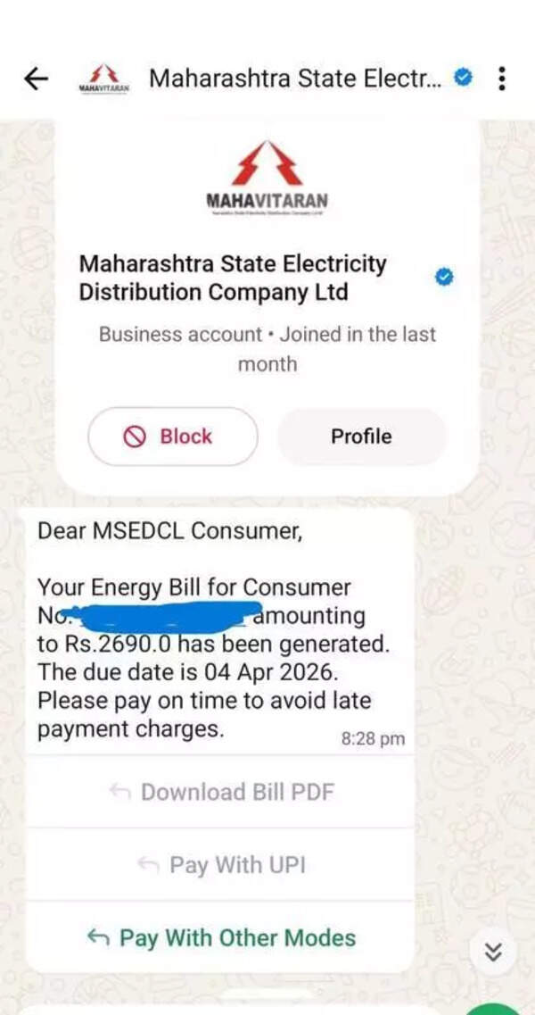 MSEDCL tries WhatsApp channel for bill payment; consumers see potential & risk