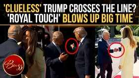 Trump Under Fire For &lsquo;Royal Touch&rsquo;; POTUS Accused Of Breaking Protocol With King Charles III