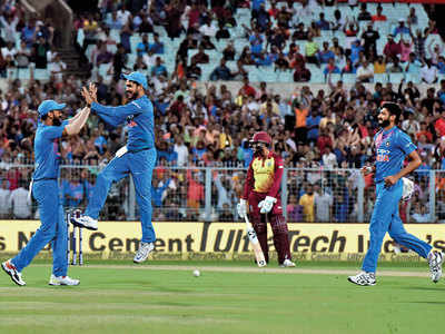 West Indies fail to make an impression as Indian bowlers secure five-wicket victory in opening T20I