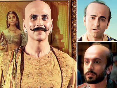 Akshay Kumar, Ayushmann Khurrana, Sunny Singh's bald move