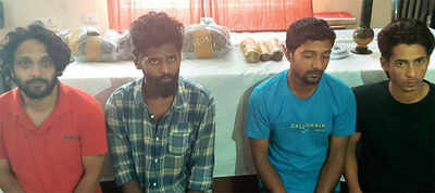 Techie, 3 others held for selling charas, marijuana