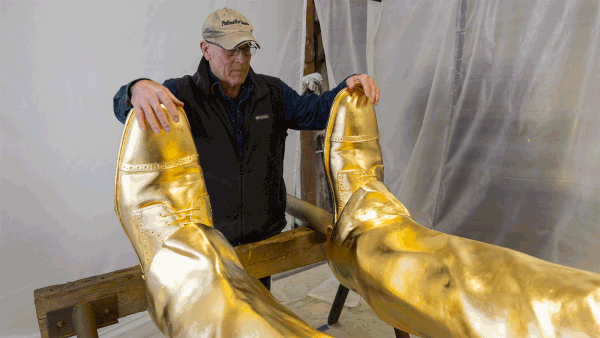 Why ‘Don Colossus,’ a 15-foot golden statue of Trump, still doesn't have a home