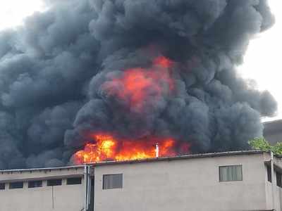 Major fire breaks out at a factory in Dombivli MIDC Phase 2