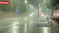 Heavy rainfall lashes Chennai 