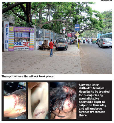 Gang in Innova attacks man, stabs him in groin as he waits for BMTC airport bus  in Indiranagar