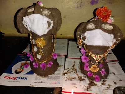Masks make a debut in Gullavva fest in North Karnataka