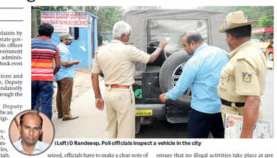 Karnataka Elections 2018: In Hassan, even govt vehicles are under scanner
