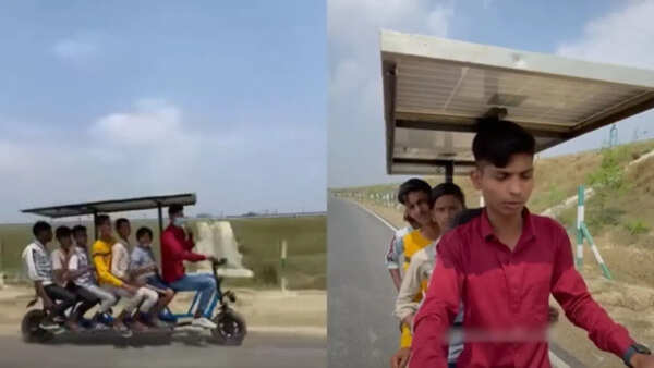7-seater solar-powered car made with scrap worth Rs 10,000: Meet Asad Abdullah, UP man whose invention travels 200km on sunlight alone