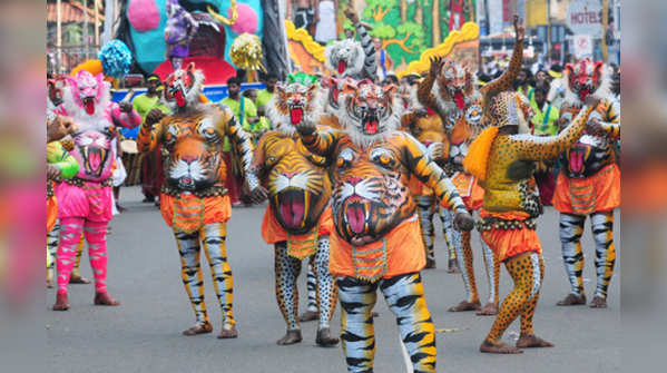 Tiger Dance from the streets of Kerala