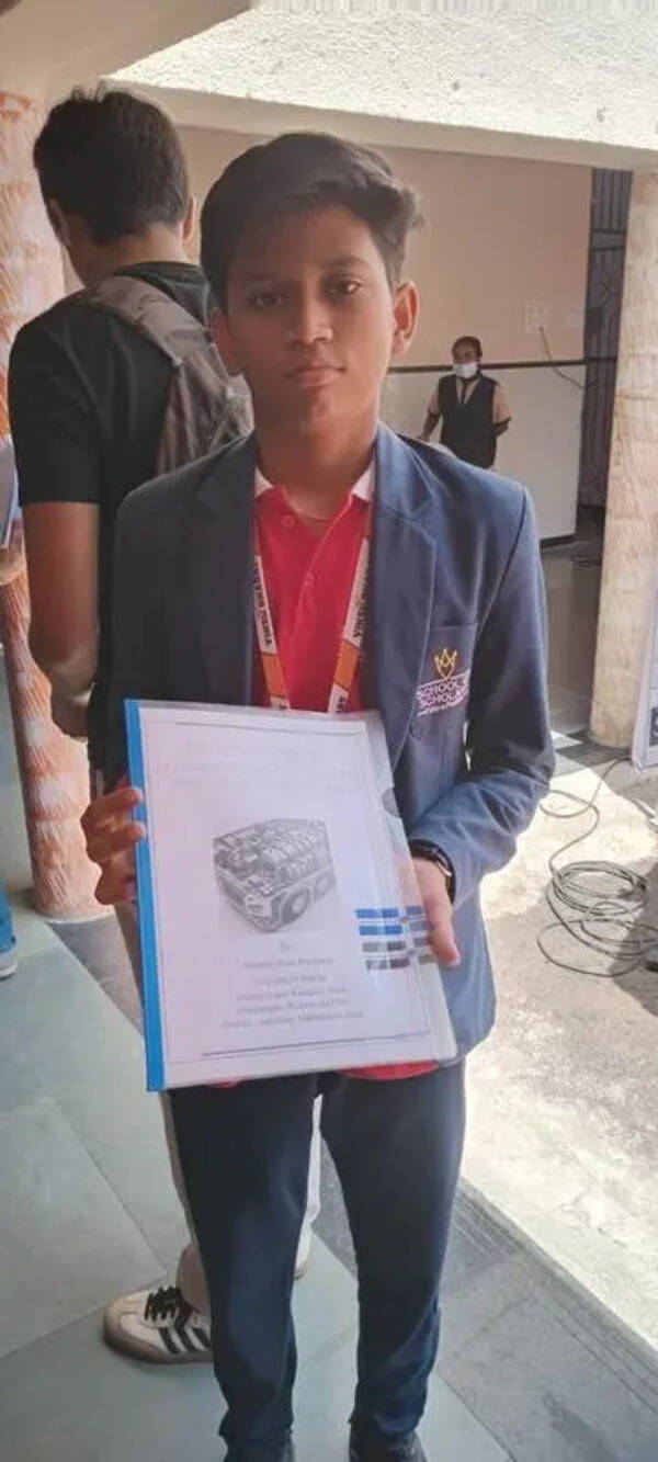 School boy designs four-chamber fuel tank with fire-fighting system, wins UK patent