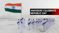 Watch: ITBP personnel celebrate Republic Day in the icy heights of the Himalayas 