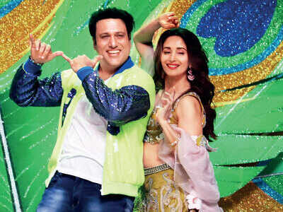 Madhuri Dixit teaches kathak to Govinda