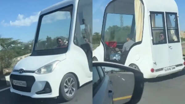Hyundai Grand i10 modified into moving ‘flat’! Watch viral video