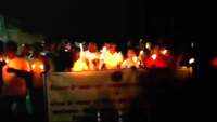 Solidarity with Pawan Jaiswal: Journalists in UP's Sonbhadra district take out candle march 