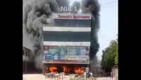 Mohali: Furniture showroom gutted in fire 