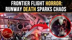 Deadly Runway Chaos Erupts After Frontier Airlines Jet Strikes Trespasser At Denver Airport | WATCH