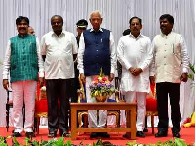 Chief Minister HD Kumaraswamy expands cabinet, inducts 2 ministers