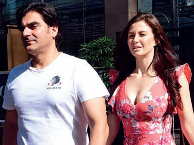 Spotted: Arbaaz Khan with his rumoured girlfriend Giorgia Andriani